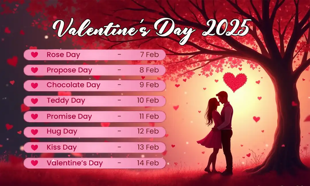 Valentine’s Week List